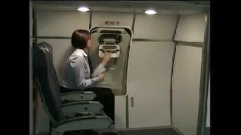 Operation of a Boeing B737 NG Over Wing Exit Trainer