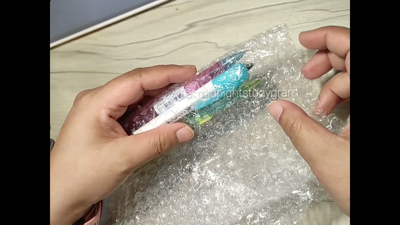 Unboxing: New 4 Colors Set Pentel Techniclick PD105C Mechanical Pencil 0.5mm Extra Fine