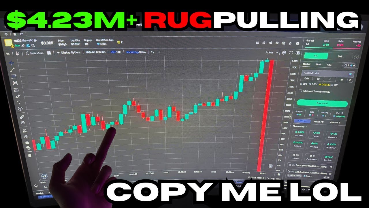 how to rug pull meme coins and make $4.32M+ (LIVE PROOF) - YouTube
