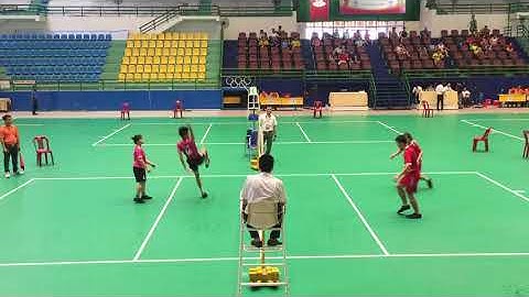 Đá cầu- Shuttlecock kicking :Đôi nam nữ: Đồng Tháp sv Hà Nội s1