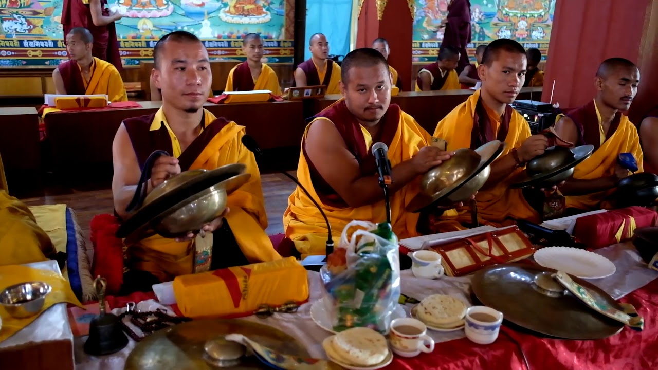 H.H. Karma Chagme memorial day ceremony.