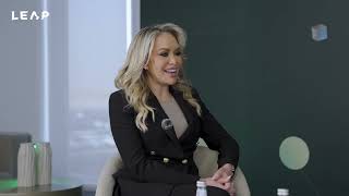 Heather Monahan's interview at LEAP 2025 with Basma Dawwas