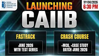 Launching 🚀 CAIIB Fastrack Batch &amp; CAIIB Crash Course June 2026 | CAIIB Preparation | CAIIB Jun 2026
