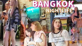 Bangkok NIghtlife Scenes at Thermae with many freelancers