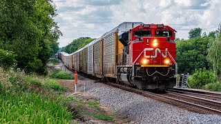 More Good Trains On The Neenah Sub With SD60’s Meeting C40-8W’s