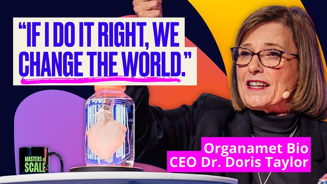 The journey to build a human heart (with Dr. Doris Taylor) | Masters of Scale Summit 2025