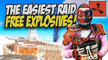 Raiding my Neighbour with HIS Own Explosives! - Rust Solo Survival Gameplay
