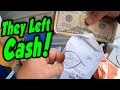 Found CASH! Envelope of money found inside the $4,300 locker we bought at the storage auction