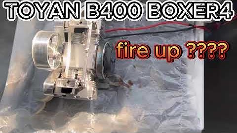 Fire Up the TOYAN B400 Boxer4 Horizontally opposed 4-cylinder engine KITS | EngineDIY