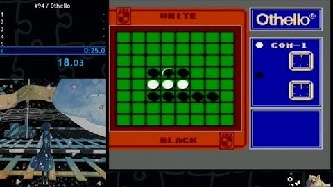 Othello (NES) (Level 1 Difficulty) Speedrun in 0:24