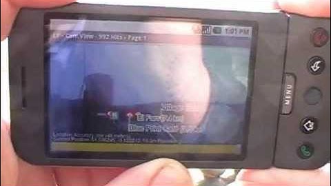 Demo of augmented reality maps in 2009