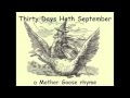  thirty days hath september  a mother goose rhyme