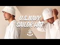 【セーラーハット】 U.S.NAVY Sailor Hat  色々なサイズを被ってみた！！