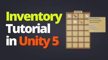 Inventory System Tutorial in Unity 5 - PART 1