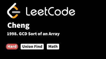 LeetCode 1998. GCD Sort of an Array