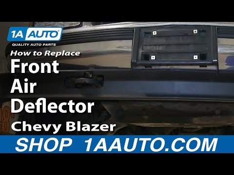 How To replace Install Front Air Deflector 1992-00 Chevy Blazer Tahoe Pickup