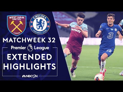 West Ham v. Chelsea | PREMIER LEAGUE HIGHLIGHTS | 7/1/2020 | NBC Sports