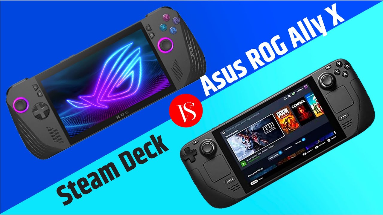 Asus ROG Ally X vs Steam Deck - ROG Beating Steam Deck, Finally? - YouTube