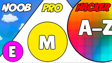 A-Z Run - NOOB vs PRO vs HACKER