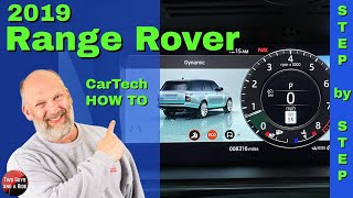 2019 Range Rover- CarTech Drivers Screen How To