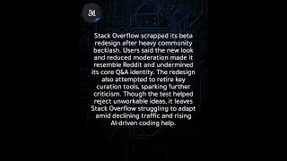 Stack Overflow drops redesign after backlash from loyal users