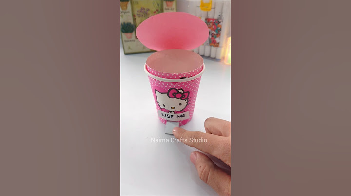 How to make Paper Bin Using Paper Cups #shorts #ytshorts #diy #artandcraft #art #papercraft