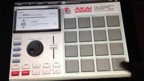 Making a beat with Akai iMPC for ipad