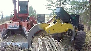 INCREDIBLE WOOD CHIPPER ACTION!!