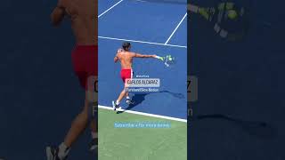 Carlos Alcaraz Forehand Slow-Motion At Us Open 2022