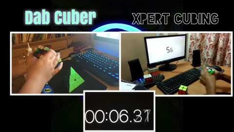 2x2,3x3,Pyraminx Relay w/ Dabcuber!