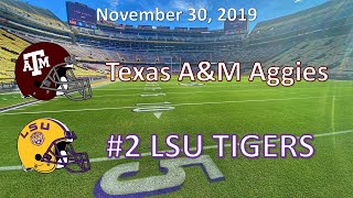 11/30/19  Texas A&M vs #2 LSU