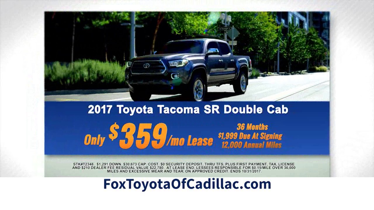 Model Year End at Fox Toyota of Cadillac - YouTube
