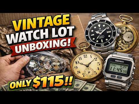 This ONE Watch Paid For The Entire $115 Vintage Watch Lot