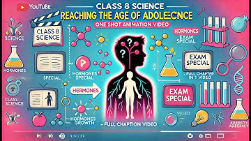 CBSE Class 8 || Science || Reaching the Age of Adolescence || Animation || English