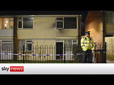 Man arrested after baby and toddler die in flat fire