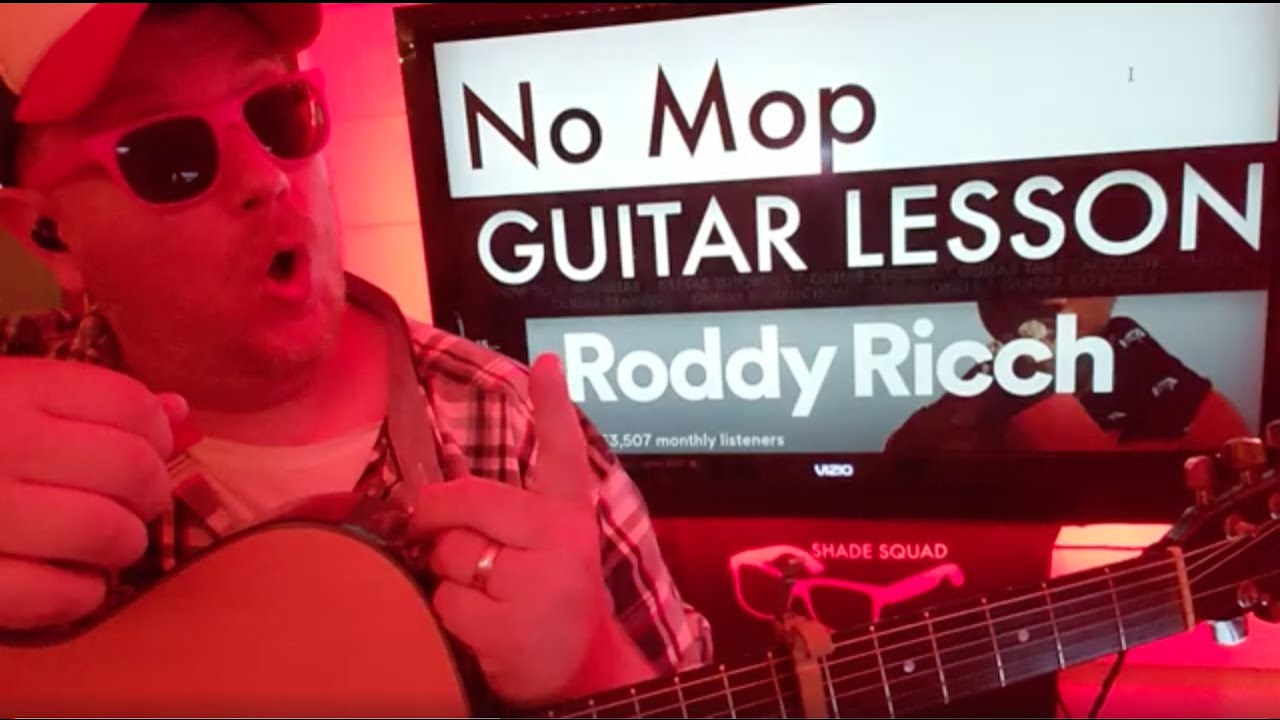 How To Play No Mop - Roddy Ricch Guitar Tutorial (Beginner Lesson!)