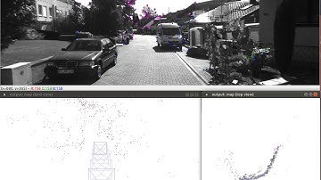 ProSLAM: Full run KITTI Sequence 10 (real-time, 1 thread@2.40GHz/i7-4700MQ)