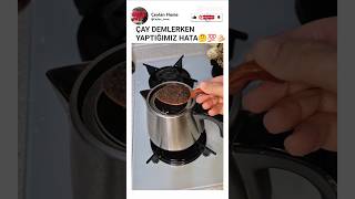 Meğer çayı yanlış demliyormuşuz😱💯Tavşan kanı garantili çay tarifi👍🏻✅️ #viral #lifehacks #shorts