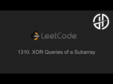 1310. XOR Queries