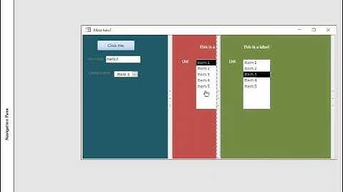 Workshop: Drag and drop with MS Access