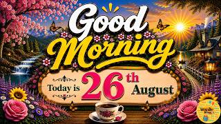 🌸 🔅SELAMAT PAGI! | Status Selamat Pagi 26 Agustus yang Bahagia | Ucapan Selamat Pagi yang Indah |...