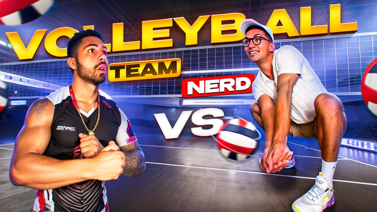 Nerd VS Volleyball Team. Epic Volleyball Prank YouTube