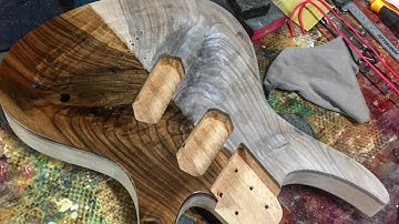 Making The Highline Guitars Apollyon 7 String, Multiscale #63 Guitar