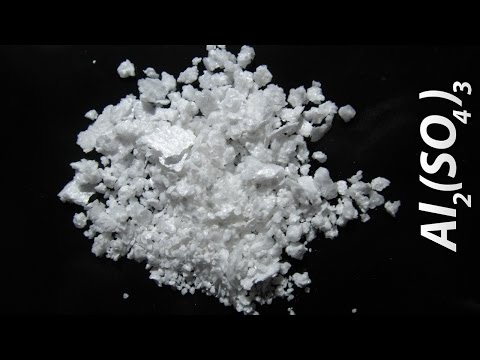 Получение сульфата алюминия (3 способа)