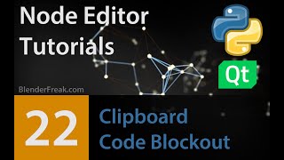 Famous Node Editor Tutorial 22: How to implement Clipboard Operations Profile