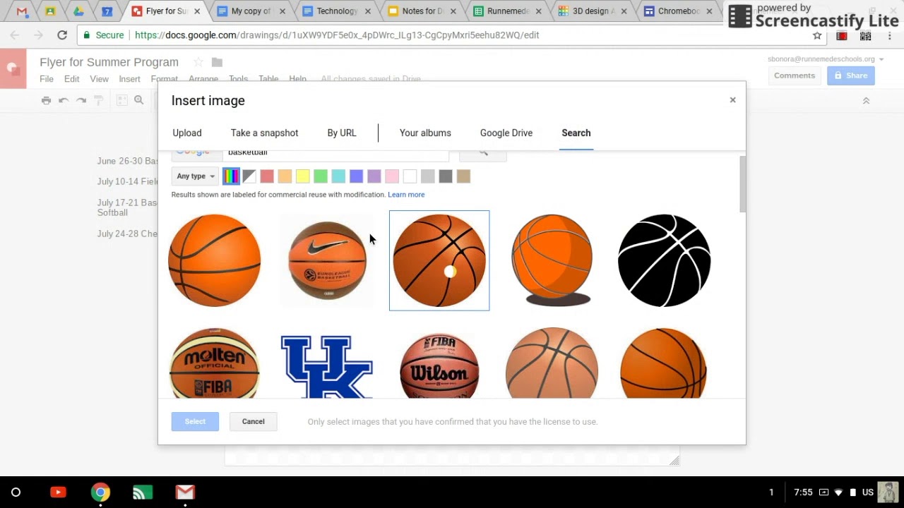 making a flyer in google drawings youtube