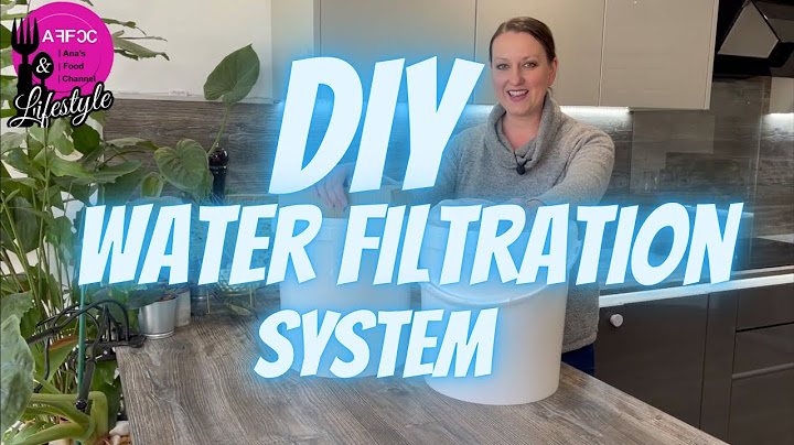 Emergency DIY Water Filtration system | Gravity Water Filter| UK prepper