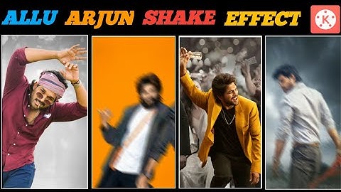 HOW TO MAKE VIDEO EDITING WITH SHAKE EFFECT AND BEAT SYNC IN KINE MASTER || ALLU ARJUN ||