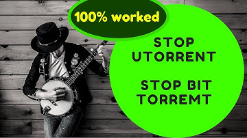 How to Stop Automatic Open Bit torrent on Windows Startup how to stop Utorrent?