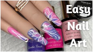 Trying Madam Glam Korean Gel Polish | Beginner Friendly Flowers Nails